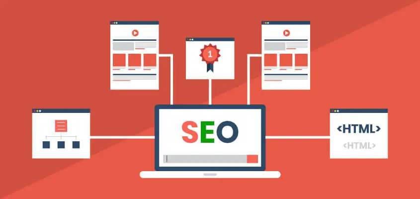 Diagram of search engine optimisation ranking factors