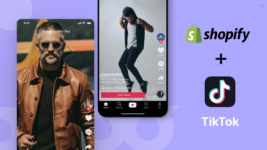 Shopify and TikTok social advertising creative